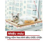  Võng/Giường Nằm Treo Kính Cho Thú Cưng 54x33cm 