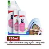  Sữa Tắm Dành Cho Mèo Lông Ngắn Bioline – 250ml 