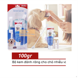  Kem Đánh Răng Cho Chó Bioline Kèm Bàn Chải - 100g 