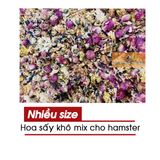  Hoa Sấy Khô Cho Hamster (Mix Đậu biếc, Mẫu đơn, Bách hợp, Cúc, Hoa Hồng, Lài) 
