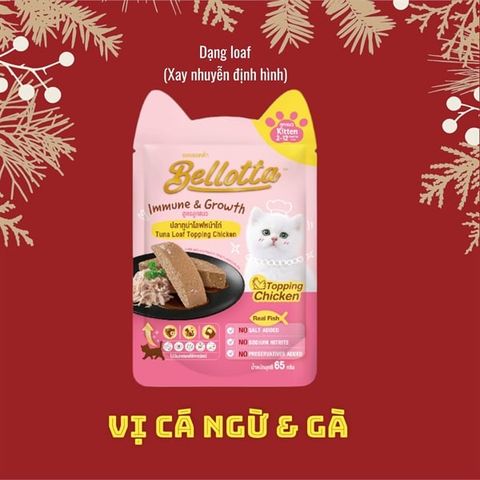  Pate Cho Mèo Lớn Bellotta - Gói 85g - Nhiều vị 