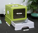  Nhà Vệ Sinh Gấp Gọn 2 Cửa Nhiều Màu Cho Mèo - 45x35x38cm 