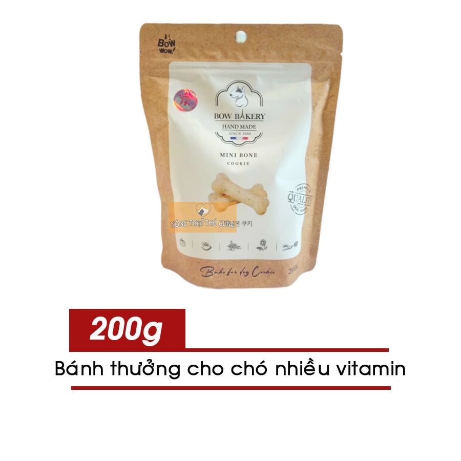 Snack - Bánh Thưởng Chó Cookie Yến Mạch Bowwow 200g - Hàn Quốc – Nông ...