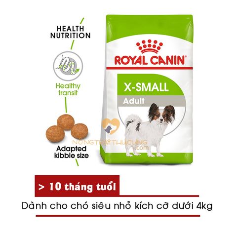  Hạt Chó ROYAL CANIN X-SMALL ADULT - 500gr/1.5kg 