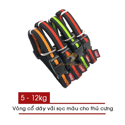  Vòng cổ dây vải size lớn cho Thú Cưng (Nhóm màu:Màu ngẫu nhiên) 