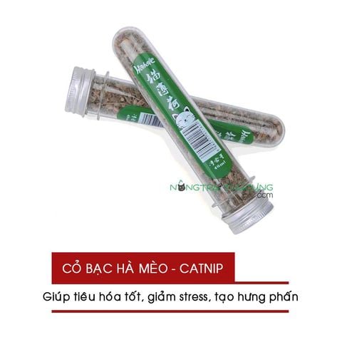  Cỏ Bạc Hà Cho Mèo - CATNIP - Ống 40ml - Giúp mèo thư giãn, tiêu hóa tốt 