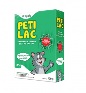  Dr.Kyan - Sữa bột dinh dưỡng PETILAC - Bổ sung sữa non Colostrum & Chất xơ cao cấp cho chó mèo 100g 