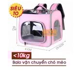  Balo Lớn Vận Chuyển Chó Mèo - Hình Chữ Nhật (Dưới 10kg) - Nhiều màu 