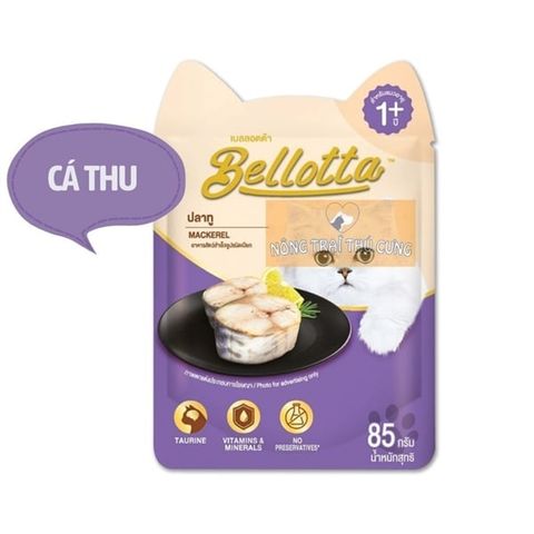  Pate Cho Mèo Lớn Bellotta - Gói 85g - Nhiều vị 