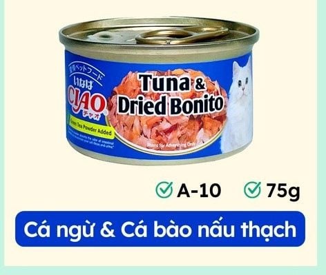  Pate Mèo CIAO Nhật Bản (Nhập Thái) - Hộp 75gr – Nhiều vị 