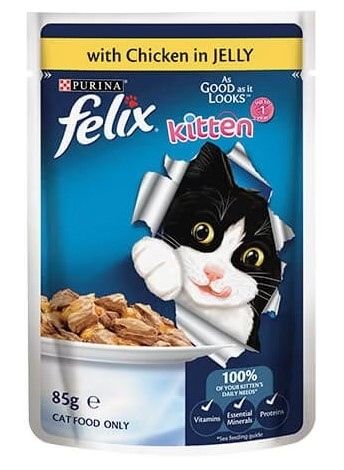  Pate Cho Mèo Cao Cấp Felix Purina (Thái Lan) 70g - Nhiều Vị 