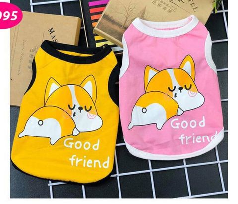  Áo Ba Lỗ Cho Thú Cưng (Hàng VN) - Nhiều Mẫu - Nhiều Size 