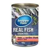  Pate Cho Mèo Snappy Tom Real Fish - Lon 400g 