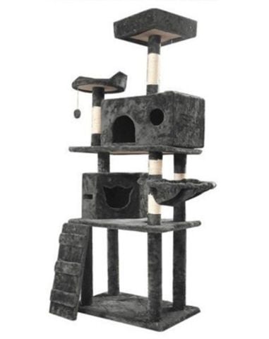  Cat Tree – Nhà Cây Cho Mèo Kèm Trụ Cào Móng – 105x50x157cm - Mã CT00040 