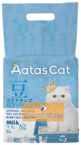  Cát Đậu Phụ Vệ sinh Cho Mèo AATAS 6L- 2.5kg - Nhiều mùi 