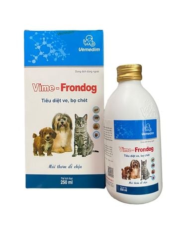  Thuốc xịt ve rận bọ chét chó mèo Vime Frondog 