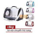  Túi Vận Chuyển Thú Cưng Trong Suốt (Dưới 8kg) - Loại Cao Cấp, Cứng Đẹp - GIAO MÀU NGẪU NHIÊN 