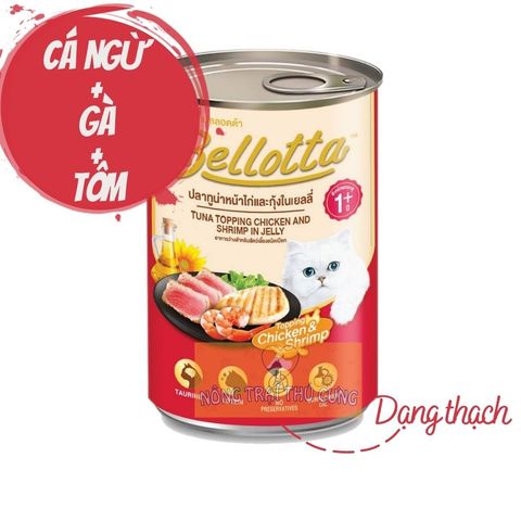  Pate Cho Mèo Bellotta Lon 400g 