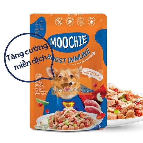  Pate MooChie Thịt Xào Cho Chó Mọi Lứa Tuổi Gói 85g 