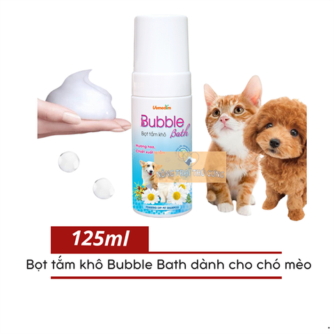  Bọt Tắm Khô Vemedim Bubble Bath - Không Cần Dùng Nước 120ml 
