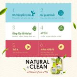  Xịt khử mùi diệt khuẩn Natural Clean - Tiêu diệt 99.9% vi khuẩn, virus,...500ml 