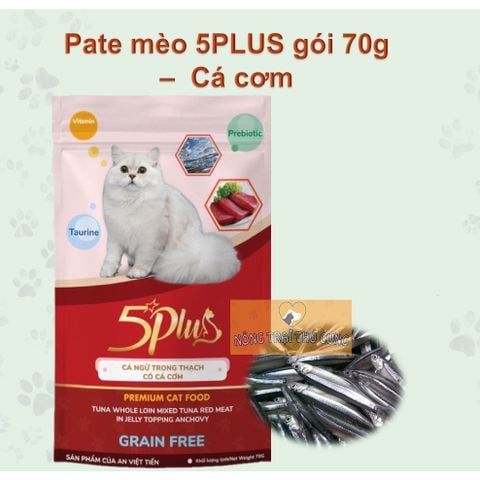  Pate Cho Mèo 5Plus Premium (Cao Cấp Grain Free) 70g 