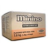  Thùng 6 gói hạt Mèo MININO - Vị Cá Ngừ - 1.3kg 
