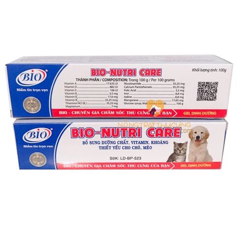  Gel Dinh Dưỡng Chó Mèo - Bio Nutri Care 100g 