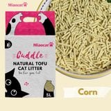  Cát vệ sinh đậu nành Miao Cuddle Tofu 5L Cho Mèo 