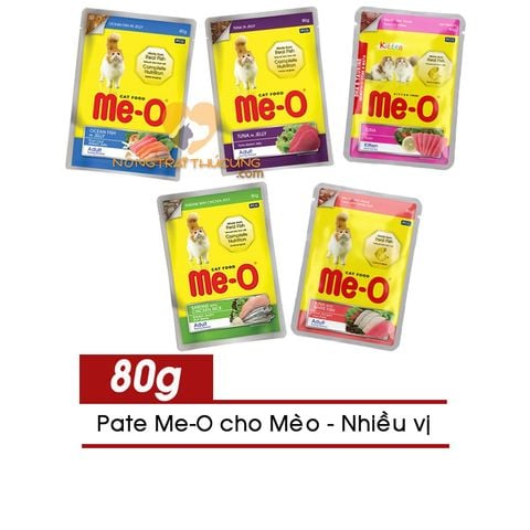  Pate Mèo Me-O Gói 80Gr 