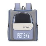  Balo Vận Chuyển Thú Cưng Pet Sky 38x34x27cm - Balo Cửa Trên Hình Vuông Thoáng Khí - Dưới 8kg 