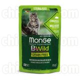  Pate Cho Mèo Trưởng Thành Monge Bwild Gói 85gr 