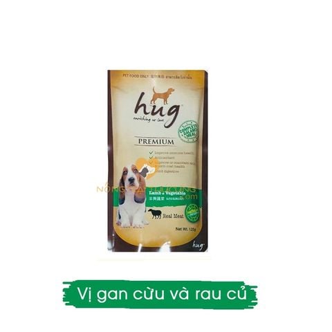  Pate Chó HUG mọi lứa tuổi - Gói 120gr - Nhiều vị 