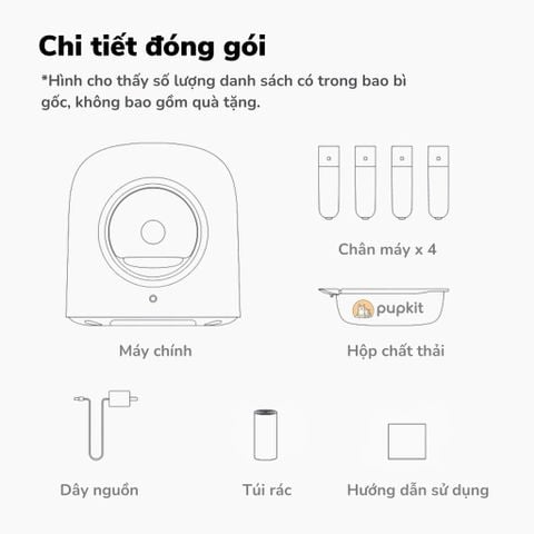  Máy Vệ Sinh Tự Động Cho Mèo PETREE Ver 2 (Có App) 