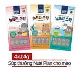  Súp Thưởng - Kem Thưởng Nutri Plan (Hàn Quốc) Cho Mèo 