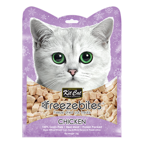  Snack Thịt Sấy Khô Cho Mèo Kitcat Freezebites 15g - Nhiều vị 