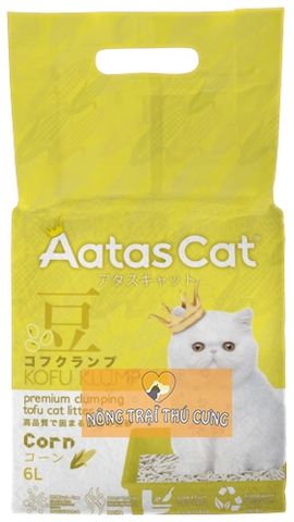  Cát Đậu Phụ Vệ sinh Cho Mèo AATAS 6L- 2.5kg - Nhiều mùi 