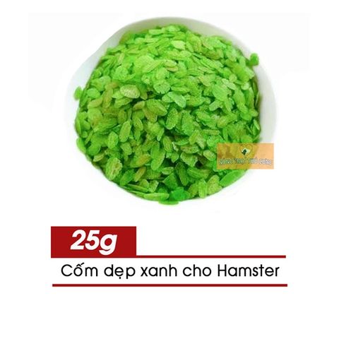  Cốm Dẹp Xanh Cho Hamster 25g 