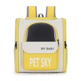  Balo Vận Chuyển Thú Cưng Pet Sky 38x34x27cm - Balo Cửa Trên Hình Vuông Thoáng Khí - Dưới 8kg 