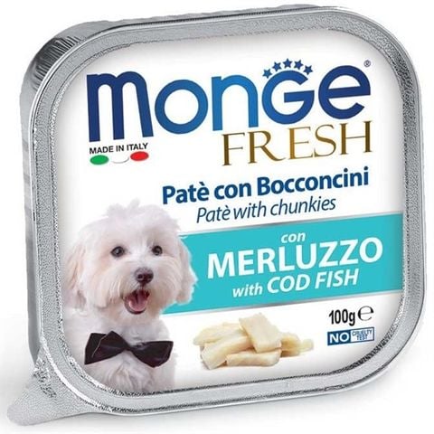  Pate cho chó MONGE - Nhập khẩu Ý 100gr - Giao vị ngẫu nhiên 