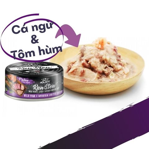  Pate Absolute Holistic Raw Stew 80g (Mix Thịt Tươi) Cho Chó Mèo 