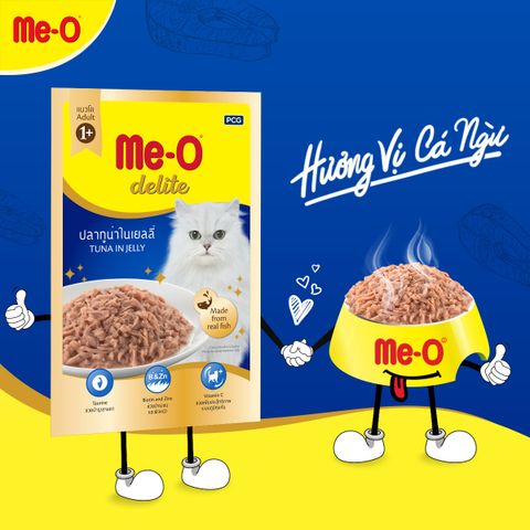  Pate Cho Mèo Me-O Delite (Cao Cấp) Gói 70Gr 