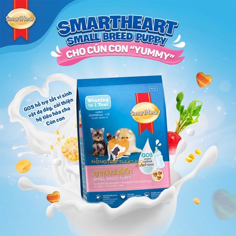  Hạt Chó Con Size Nhỏ Smartheart Puppy Small Breed 450gr/1.3kg 