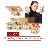  Pate lon King's Pet by Bao Anh - Lon 80g - Nhiều vị 