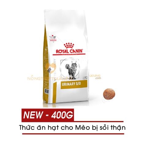  Hạt Mèo bị sỏi thận ROYAL CANIN URINARY S/O - 400g/1.5kg 