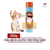 Sữa Tắm & Xả Cho Mèo Anh Lông Ngắn Lee&Webster Hàn Quốc 280g 
