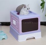  Nhà Vệ Sinh Gấp Gọn 2 Cửa Nhiều Màu Cho Mèo - 45x35x38cm 