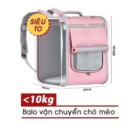  Balo Vuông Vận Chuyển Chó Mèo Siêu To Có Rèm (Dưới 10kg) - Balo Phi Hành Gia Loại Siêu Lớn 