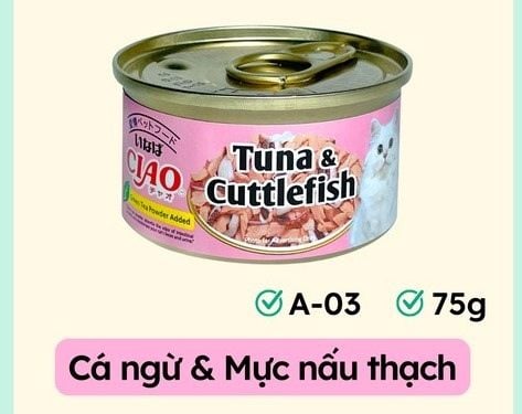  Pate Mèo CIAO Nhật Bản (Nhập Thái) - Hộp 75gr – Nhiều vị 