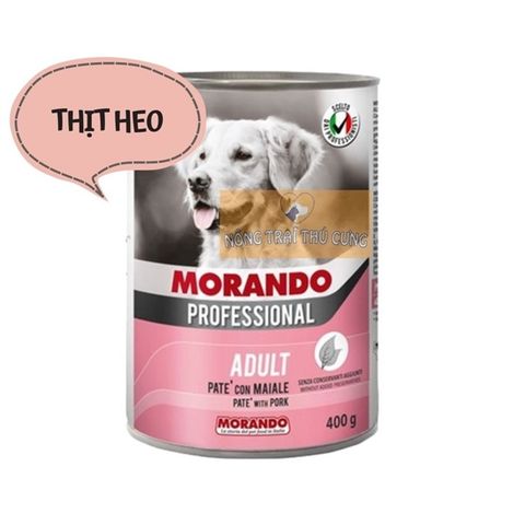  Pate Morando Cho Chó Lớn Lon 400g 